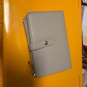 Potravel Design Taupe Faux Leather Wallet